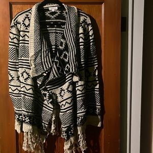 Fringe cardigan